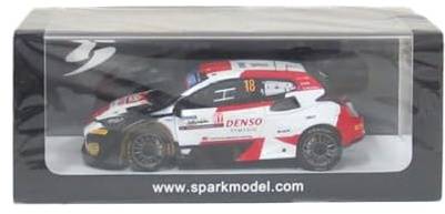 TOYOTA GR YARIS RALLY1 N.18 5th RALLY JAPAN 2023 KATSUTA-JOHNSTON 1:43