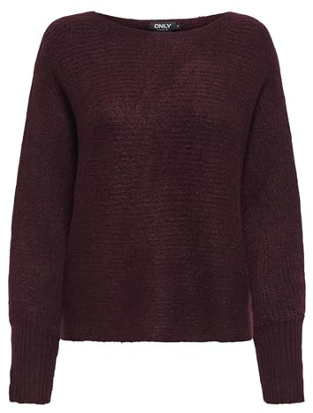 ONLY Damen Strickpullover | Normal geschnitten fit, Langarm, Basic, Bei max. 30 grad im schongang waschen