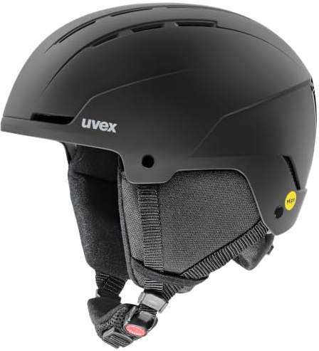 uvex Glance MIPS Skihelm, Black matt, 58-62 cm