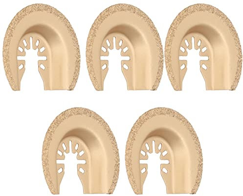 Electrophoresis Oscillating Semicircular Oscillating Saw Blade, Oscillating Multi Tool Saw Blade Artisan Tool Accessory for Stone Tile Concrete Polishing