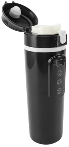 Car Kettle, Stainless Steel 500Ml Electric Car Kettle, Portable Car Kettle Boiler for Working, School, Travel, Camping, Cooking Coffee, Cooking Eggs