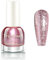 Glitter Nail Polish - Shimmering Sparkly Pink Nail Varnish - Quick Dry Nail Polish - Long Lasting Chip Resistant Polish for DIY Nail Art Manicure at Home - No Need UV