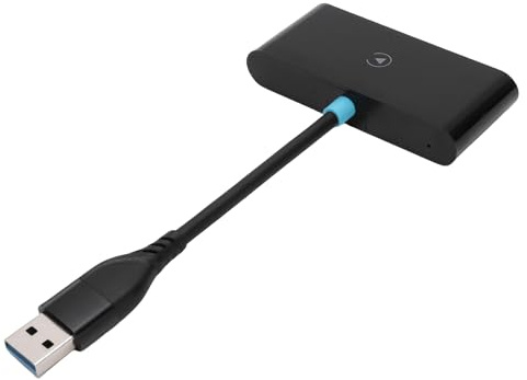 Zunate Adaptateur sans Fil, Transformée Câblée en sans Fil pour et Auto, avec Configuration de Plug and Play, 5 GHz WiFi et BT 5.2 EDR Technology