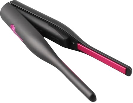 Dioche Pencil Flat Iron - 2024 Fast Heating Cordless Mini Straightener & Curler for All Hair Types - Ultra Thin Design for Short Hair & Pixie Cuts - Rechargeable 2600mAh Battery (Black)