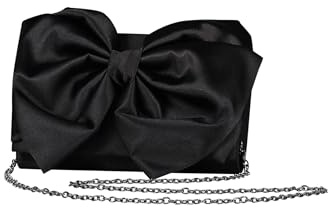 Vera Mont Damen Clutch-Tasche mit Schleifenknoten ACC, Schwarz