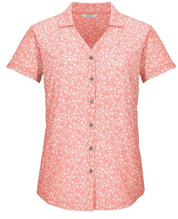 Killtec Damen Kos 86 Wmn WVN Shrt Funktionsbluse/Bluse Kurzarm (1er Pack)