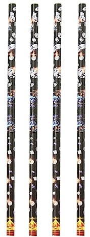 Teruyol 4 Rhinestone Picks, Nail Art Dotting Pens, Dotting Pens, Wooden Pens