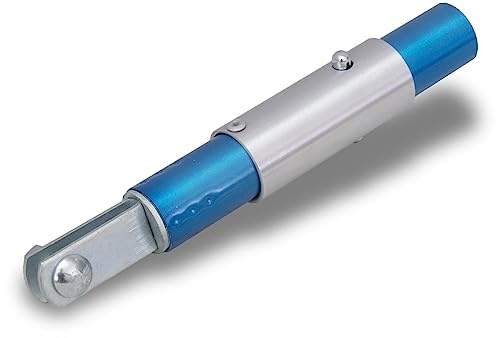 Marshalltown Druckknopf auf Gabelkopf Adapter für 44 mm Stiele aus Stahl, Länge des Adapters: 203 mm