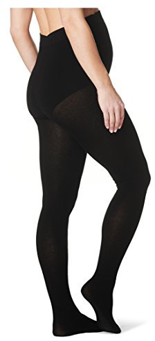 Noppies Damen Maternity Tights Cotton 30/1 Umstandsstrumpfhose, Schwarz (Black 06), L-XL EU