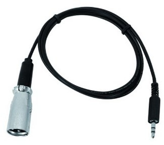DMX-Adapter IN Klinke 3,5/XLR 1m