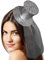 Folat Tiara mit Top Hat Glitzer (One Size, Silber)