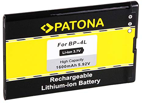 PATONA Akku Ersatz für Nokia BP-4L, BP-4C Batterie Kompatibel mit Nokia 6650 E52 E61i E63 E71 E72 E90 N97 N810 6760 Slide