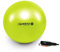 PEZZI - Gymnastikball Original Pezziball MAXAFE 75cm Ø mit Oliver Rapid Pumpe – Sitzball für Therapie, Sport & Büro - Universeller Trainingsball aus Flexton Silpower® belastbar bis 400 kg – Apfelgrün