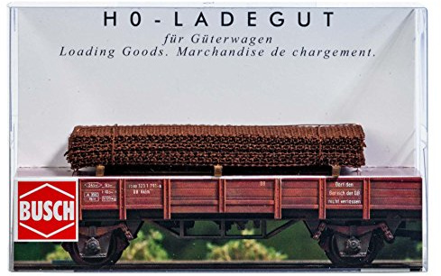Busch 1682 Rusted Steel Mats Load HO Scenery Scale Model