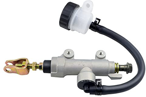 AHL Cilindro maestro Bomba de freno trasero Hidráulico para CBR250 VT250 CB400 VTEC I II III CBR400 VFR400 CB-1 Modificar refit universal/Yamaha Kawasaki Modificar refit universal
