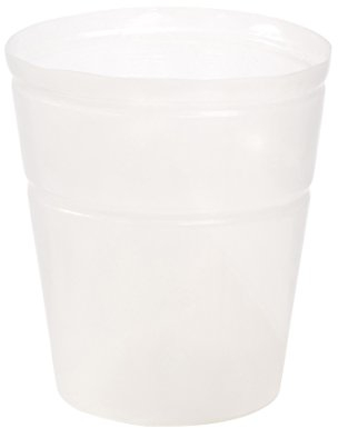 Dehner Pot de Fleurs Flexible en Plastique Transparent Ø 40 cm Hauteur 45 cm
