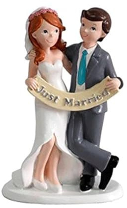 Disok Kuchenfigur Just Married, mehrfarbig (2871)