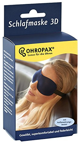 Ohropax Schlafmaske 3D blau (2)