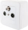 Schwaiger RDS908531 Antennendose SAT, TV, UKW Aufputz Durchgangsdose