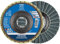 PFERD POLIVLIES-Fächerscheibe, 5 Stück, 125mm, A240, fein, X-LOCK (22,23 mm), 44694213 – für schnelle und komfortable Werkzeugwechsel, scheiben-ø 125 mm