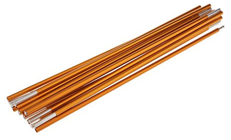 SM SunniMix Zeltstangen Fernrohr Alu Ersatzgestänge Aufstellstangen, Gold, 365cm