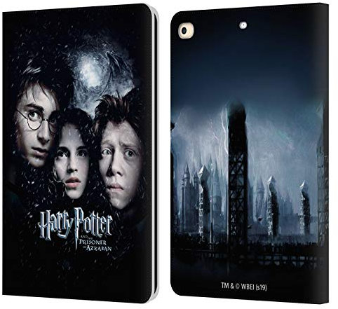 Head Case Designs Licenza Ufficiale Harry Potter Ron, Harry & Hermione Poster 3 Prisoner of Azkaban IV Custodia Portafoglio in Pelle Compatibile con Apple iPad 9.7 2017 / iPad 9.7 2018