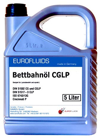 Eurofluids Gleit- und Bettbahnöl CGLP ISO VG 220 | 5-Liter-Kanister