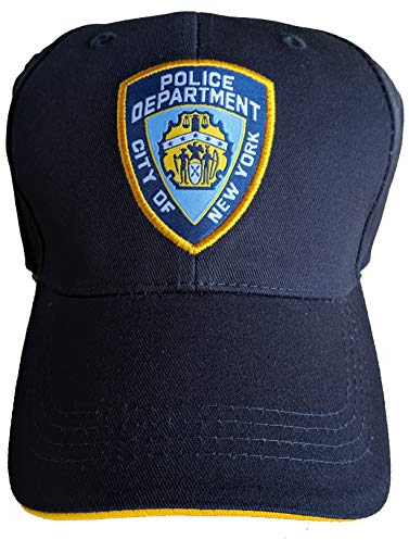 NYPD Herren Abzeichen Baseball City of New York Police Department - Blau - Einheitsgröße