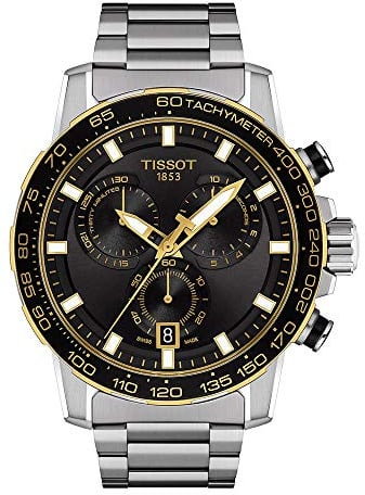 Tissot Herren-Uhren Analog Quarz One Size Bicolor Edelstahl 32015112