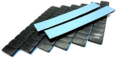 NAAA 480g Auswuchtgewichte schwarz kunststoffbeschichtete Stahlgewichtsriegel 8x60g