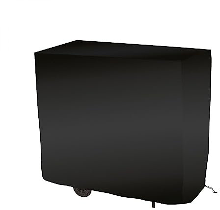 Linxor - Bâche, Housse de Protection imperméable pour Barbecue en Tissu Oxford 210D, Anti UV - 147 x 61 x 122 cm - Noir