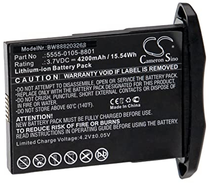 vhbw Akku kompatibel mit NCR Orderman 5 Handheld Computer Scanner (4200mAh, 3,7V, Li-Ion)