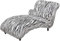QHDXL Stretch Relaxliege Schonbezug ohne Armlehnen Elastische Chaiselongue Schonbezüge Abdeckung Liegesessel Bezug Sofabezug rutschfest Relaxsessel Bezüge Hellgrau (Color : Color-21)
