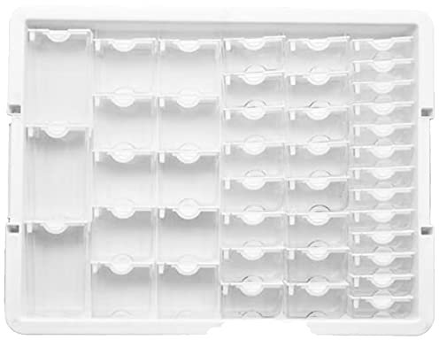 Lrtzizy Contenedor de Almacenamiento de Pintura de Diamante de 42 CuadríCulas, Caja de Pintura de Diamante Transparente, Caja Organizadora de PláStico, Herramienta de Pintura de Diamante