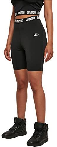 STARTER BLACK LABEL Damen Ladies Starter Logo Tape Cycle Shorts Black, XS
