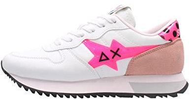 SUN 68 Stargirl Back Sneaker Bianco da Donna Z32213-0120