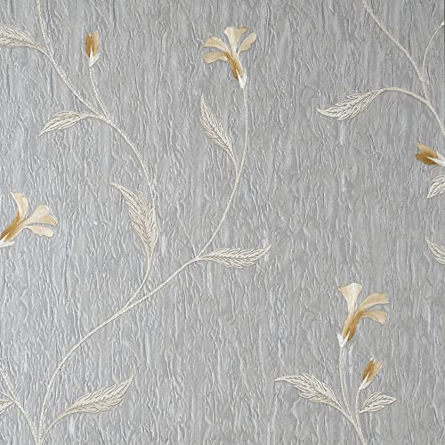 Vymura Bellagio Floral Grey/Mustard