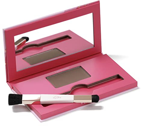 eSalon Conceal & Cover Root Powder 5.2 g, Ansatzpuder, Ansatzkaschierungspuder, Deckt graues Haar sofort zuverlässig ab - Hellbraun