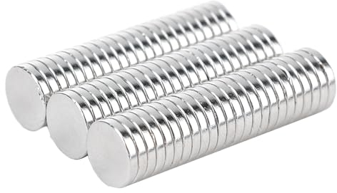 60 PCS Small Strong Magnets, 10X2mm Round Neodymium Magnets for Whiteboards, Fridge, Crafts & DIY