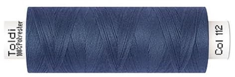 Gütermann Nähgarn Allesnäher TOLDI | 500m | Nähmaschinengarn | 40 Farben (112 jeansblau)
