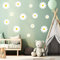 Gänseblümchen Wandsticker, Wandsticker, Selbstklebend Wandtattoo, Blumen Gänseblümchen Babyzimmer Kinderzimmer Wandsticker Schlafzimmer Wohnzimmer Sofa Hintergrund Wanddeko