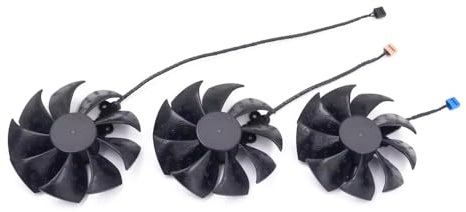 RAKSTORE Graphics Card Cooling Fan Compatible with EVGA RTX 3070 RTX3070Ti RTX 3080 RTX3080Ti RTX 3090 XC3 Quiet Cooler Fan (XC3 edition)