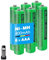 Batteria AAA da 400 mAh per telefono, batterie AAA ricaricabili per telefoni senza fili, batteria NI-MH da 1,2 V, 400 mAh, per telefoni Panasonic Gigaset - 6 pezzi