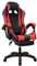 joukares Gaming Chair, Height Adjustable PC Gaming Chair, Gaming Chair with RGB LED Lights Speakers Headrest and Lumbar Support for Adults Black & Red