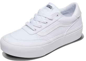 Vans Brooklyn LS Platform, Zapatillas Mujer, Canvas White White, 38.5 EU