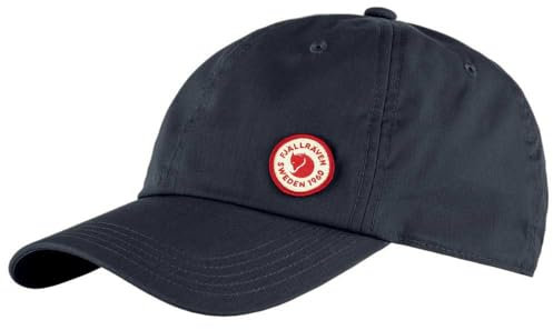 Fjällräven Unisex Logo Kappe, Dark Navy, S/M