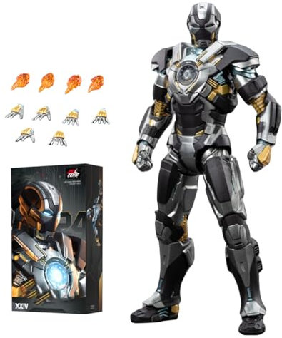 HiPlay ZD Toys 1/10 Iron Man MK24 Non-Luminous 1906-24 Action Figure