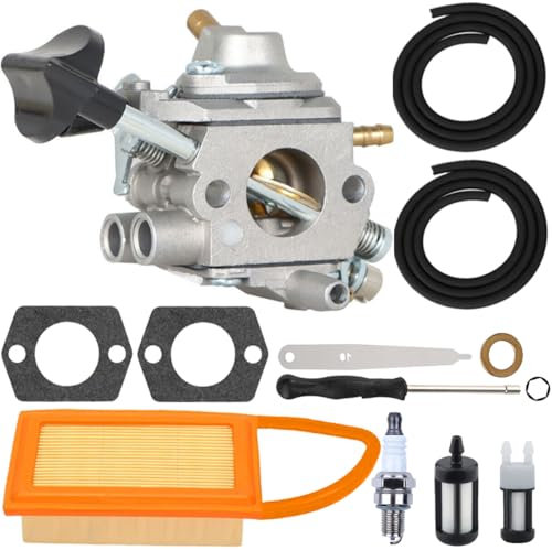 ZAMDOE Carburatore BR 600 per Stihl BR600 BR500 BR550 Soffiatore a Zaino Soffiatore per Foglie Sostituisce Zama C1Q-S183 C1Q-S184 4282-120-0606 4282-120-0607 4282-120-0608 Parti, con Filtro Aria