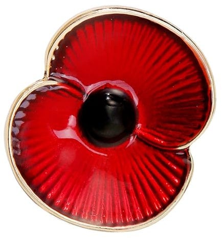 KMGDM Brosche in Blumenform, langlebig, Legierung, emailliert, Mohnblumen-Anstecknadel, modisch für künstlerische und stilvolle Individuen, 2.5cm/ 4.2cm/ 2.8cm, Zink, Kein Edelstein