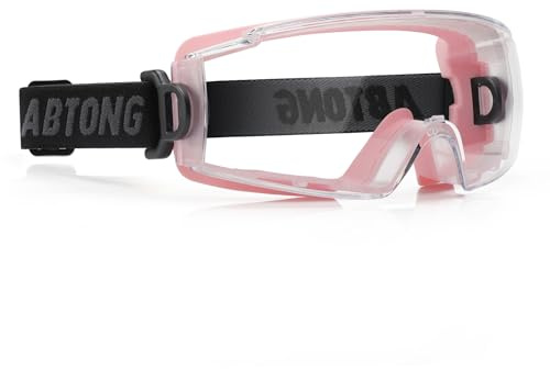 abtong Schutzbrille für Brillenträger - Arbeitsschutzbrille kratzfest und beschlagfrei mit durchsichtigen Panorama Gläsern, ANSI Z87.1 Certified Schutzbrille für Laborarbeiten & Industrieeinsatz